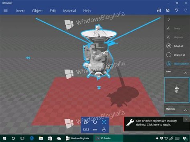 3D Builder - How to export to STL and OBJ in Paint 3D