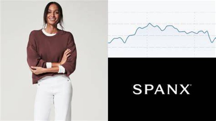 A model in a Spanx set