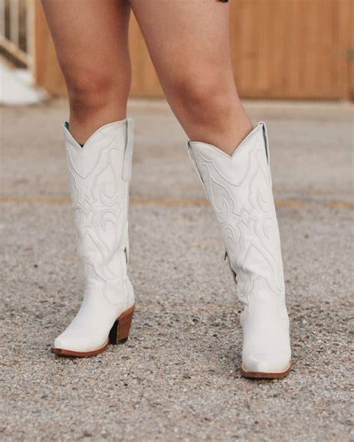 A white boot