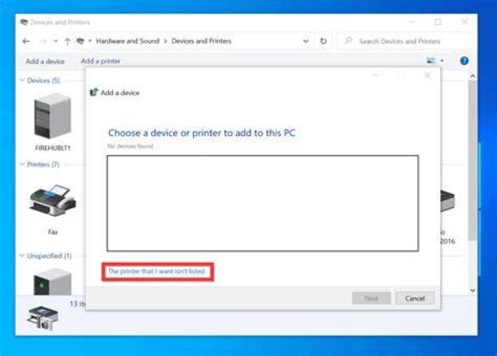 The Add a printer option Add a printer option wireless printer windows 11