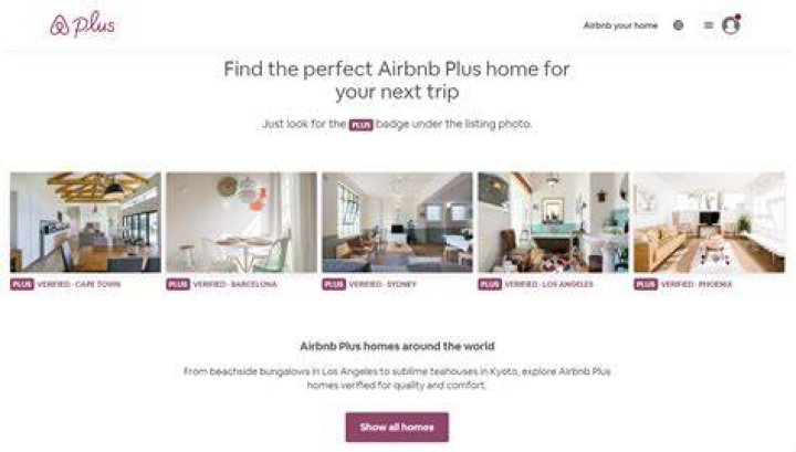 Airbnb Plus.