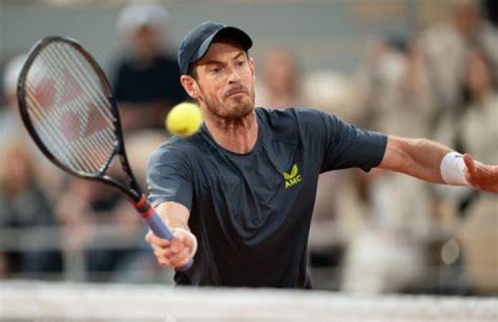 Andy Murray at the Paris Masters
