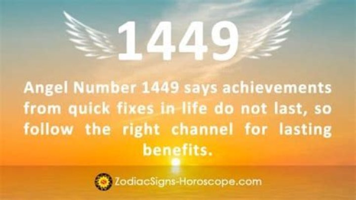 Angel Number 1449