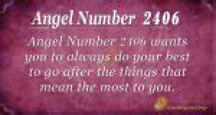 Angel Number 2406
