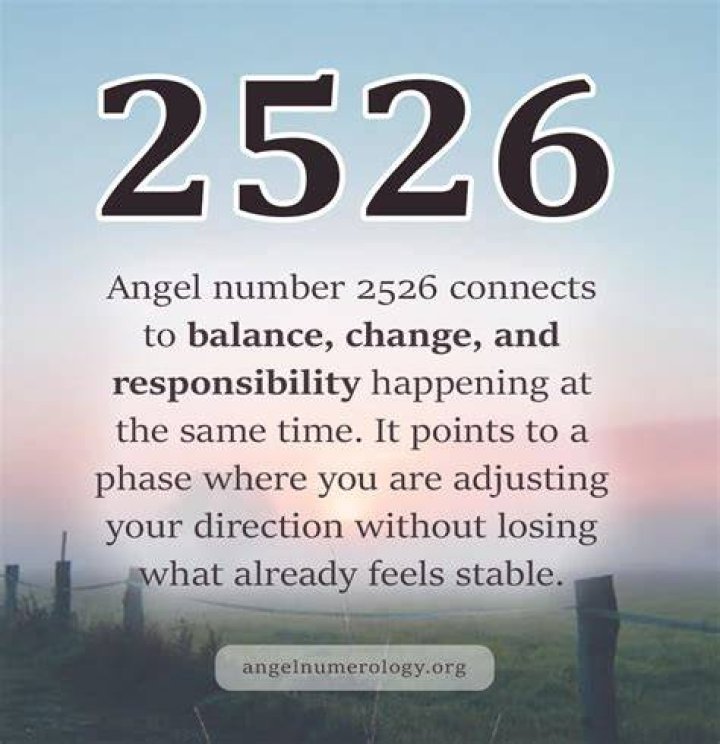 Angel Number 2526