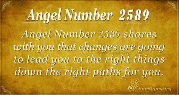 Angel Number 2589