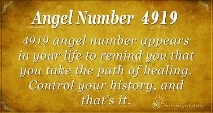 Angel Number 4919