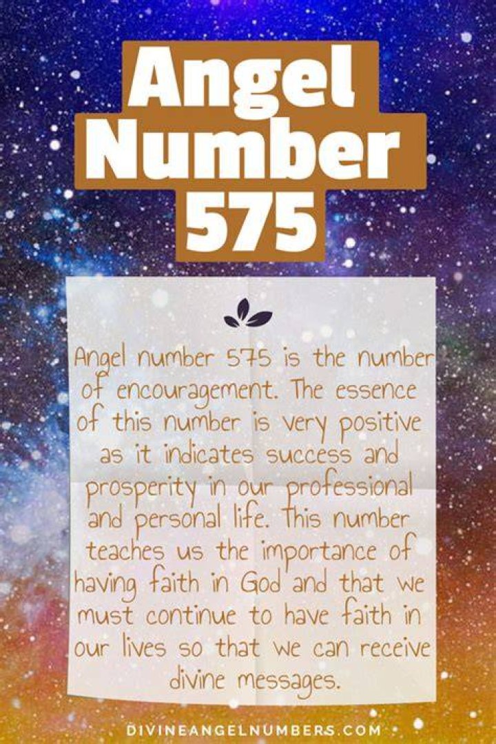 angel number 575
