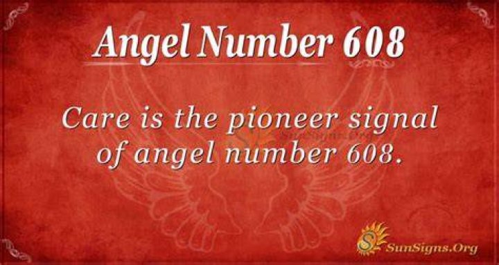 angel number 608