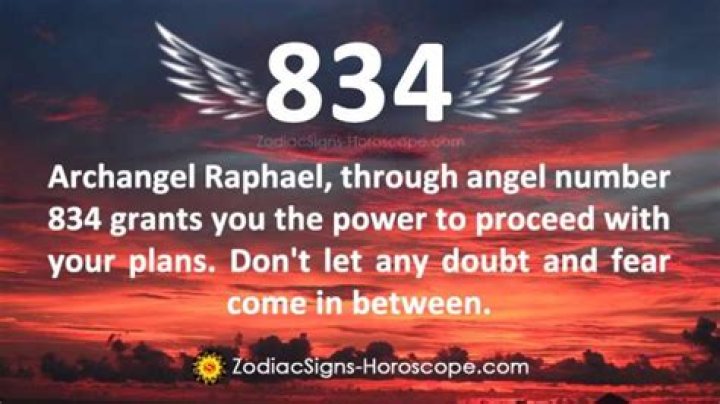 angel number 834