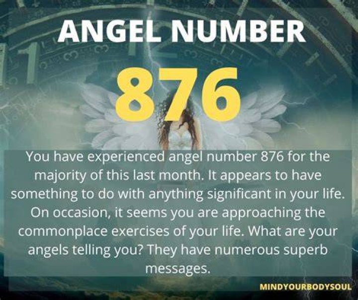 angel number 876