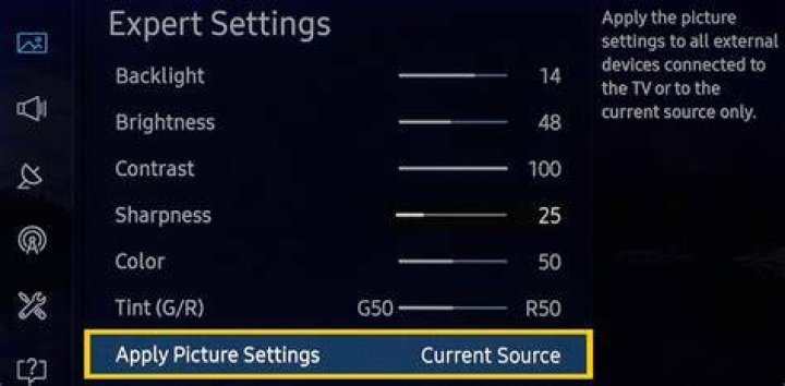 apply settings