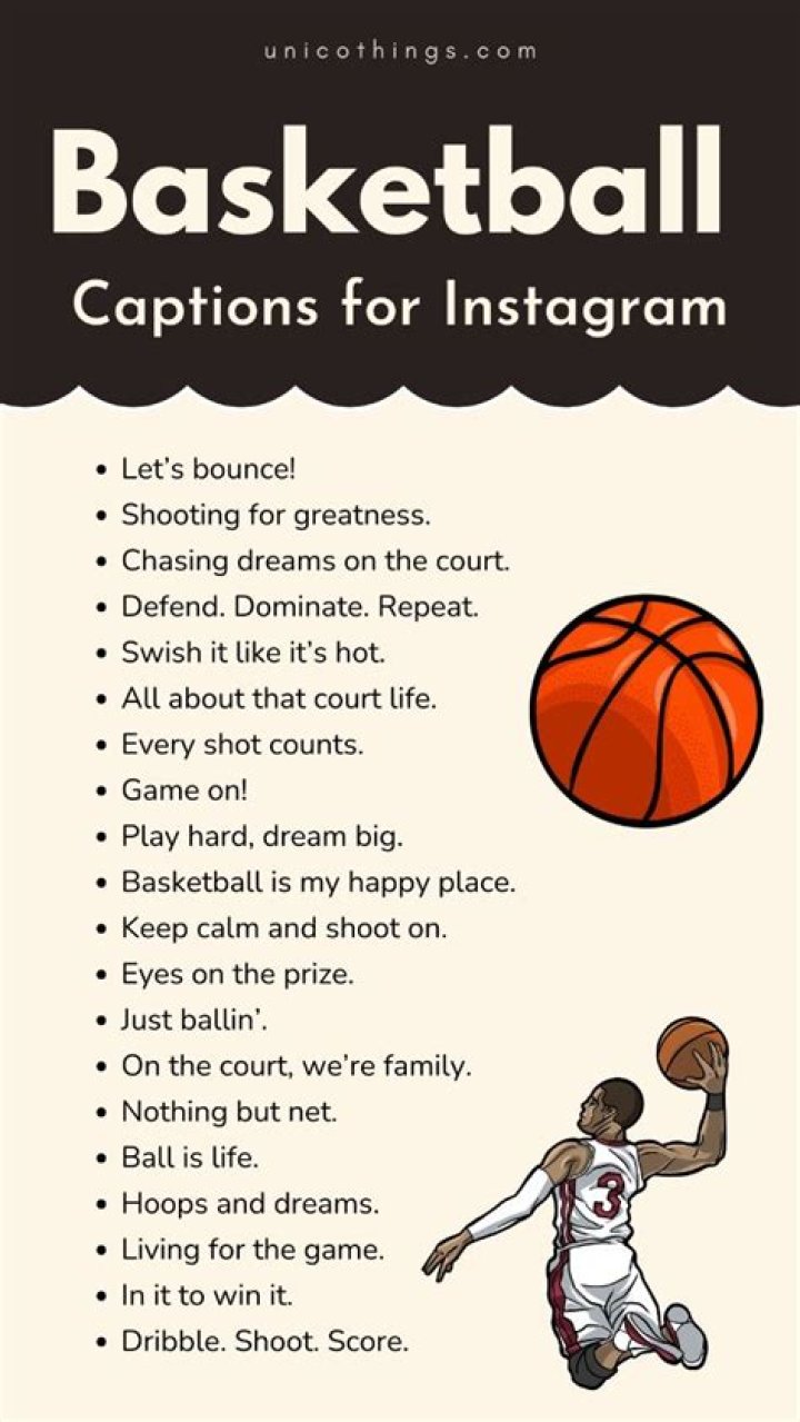 basketball captions for Instagram