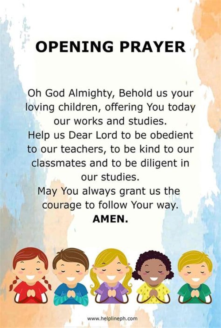 Best opening prayers for school Best opening prayers for school