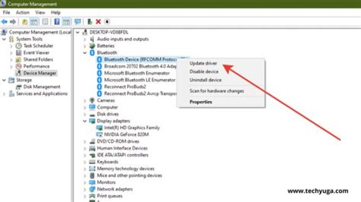 bluetooth windows update