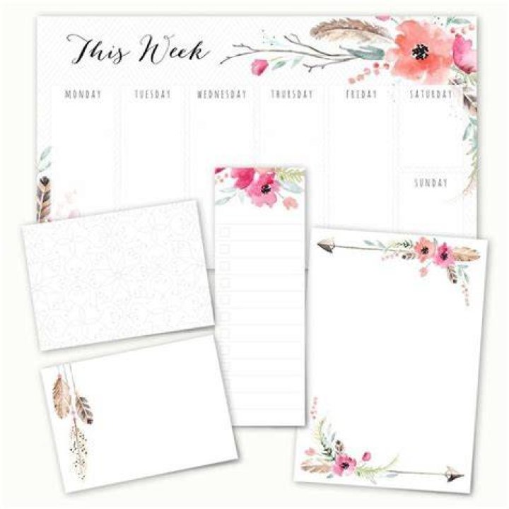 Boho Spirit Post-it Notepad Set