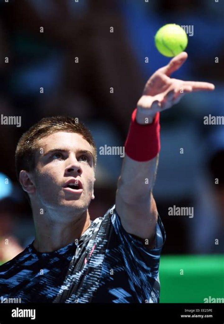 Borna Coric in action