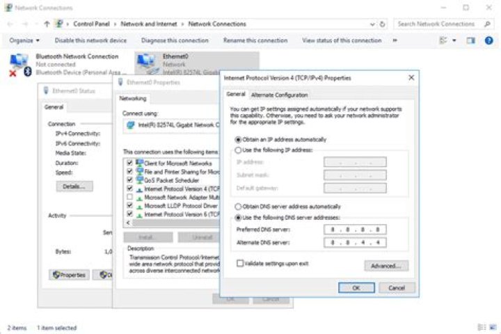 change dns server manually WiFi properties - fix attackers might be trying to steal your information from