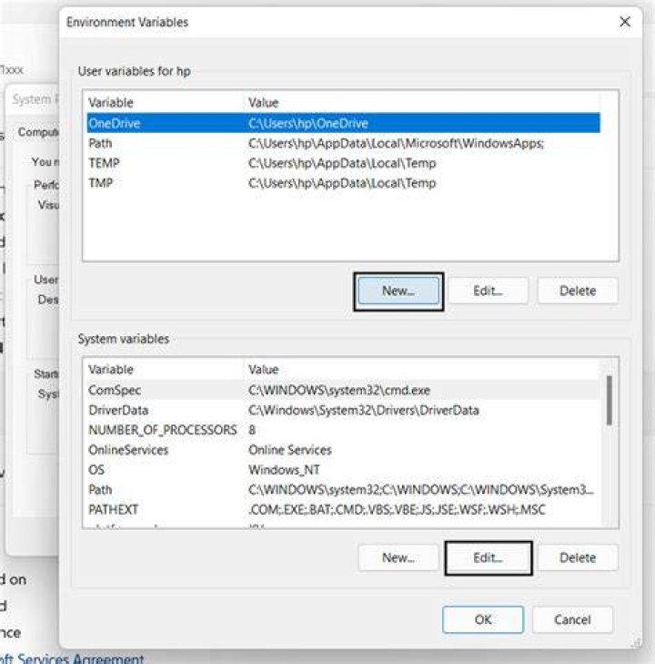 change path environment variable