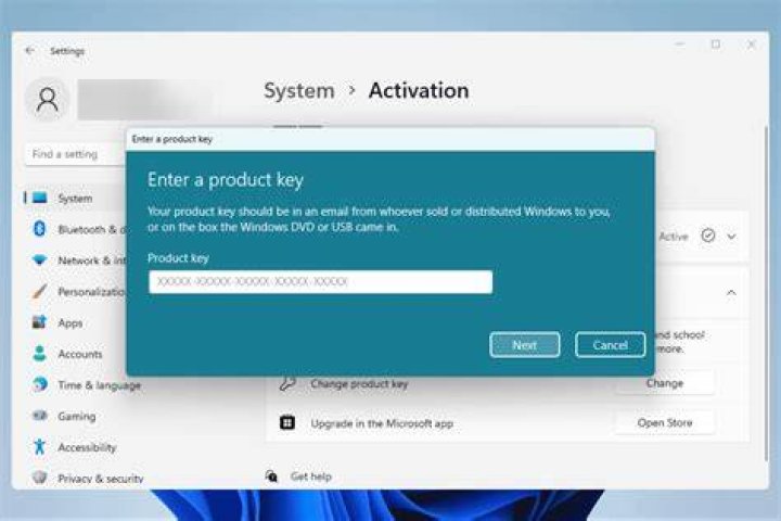 change-key windows 11 activation error 0xc004f213
