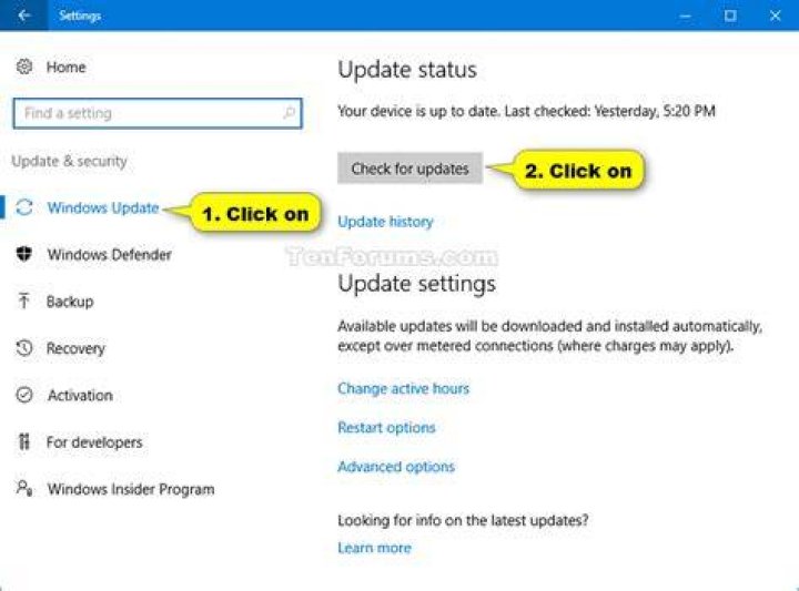 download windows updates check for updates windows update paint 3d not saving