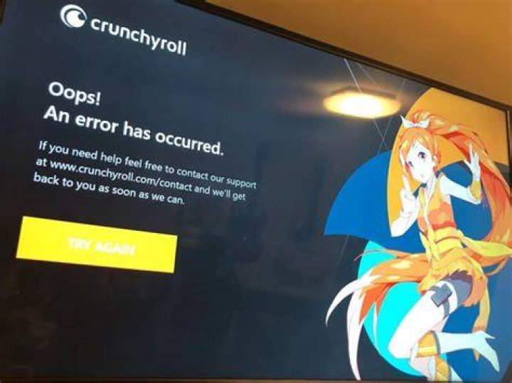 Crunchyroll server error on Xbox One