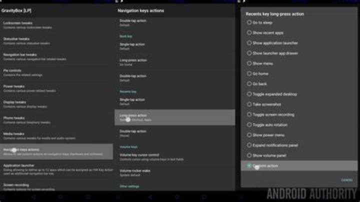 Custom Navigation button settings, GravityBox - Android customization