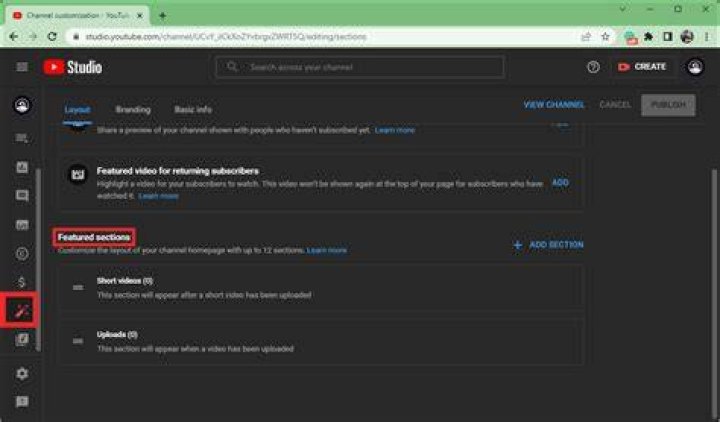 customization tab featured sections customization tab featured sections