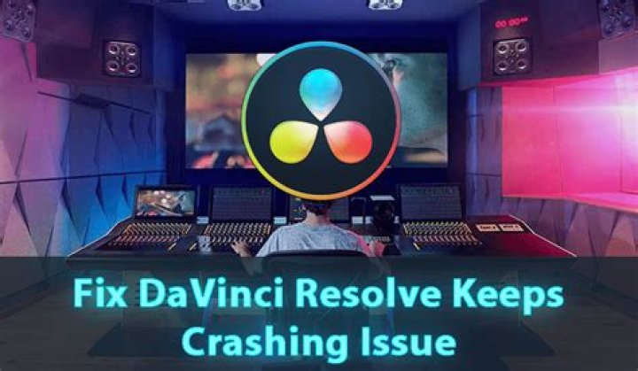 DaVinci resolve keeps crashing