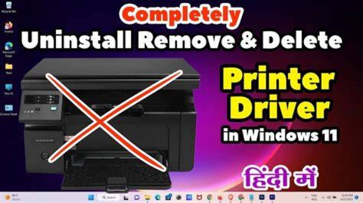 delete the printer delete printer in Printers & Scanners