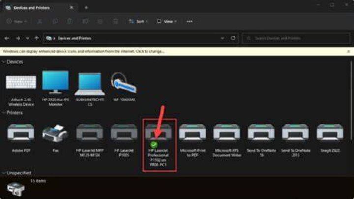 Devices and Printers applet printer error 0x00003e3
