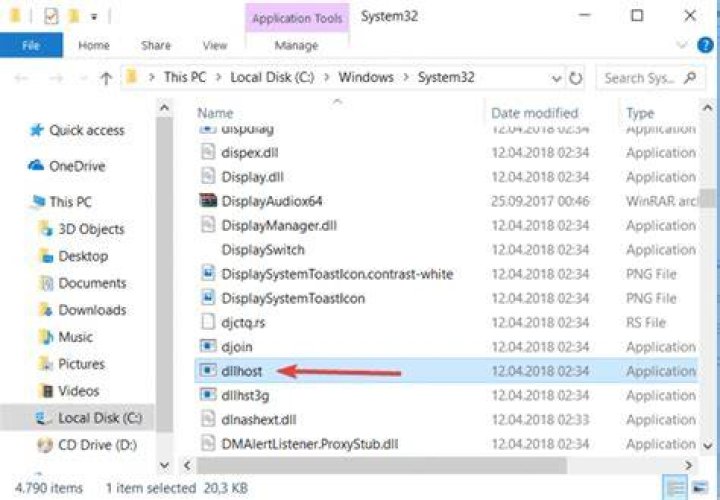 dllhost system 32