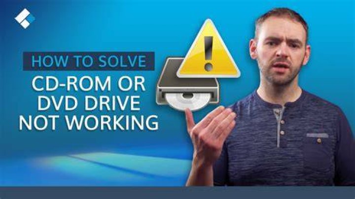 dvd cd not working windows 10