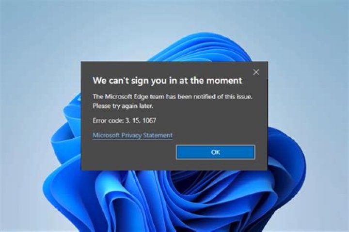 Edge error code