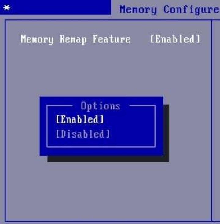 Enable memory remap feature to fix windows 11 not using all ram