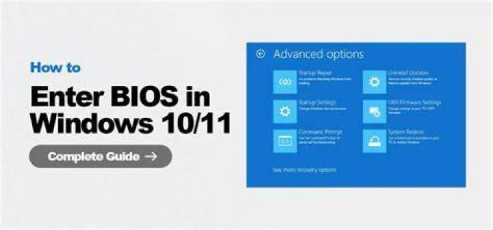 Enter BIOS menu