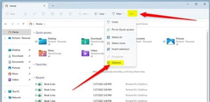 File Explorer Options - Hide extension for known file types error 0xfffd0000
