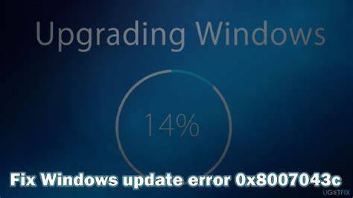 Fix Windows Update error 0x8007043c