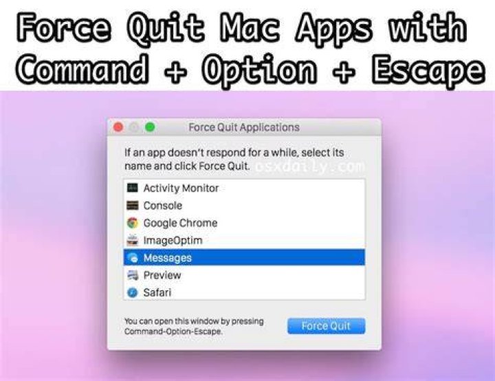 force quit mac error code 36