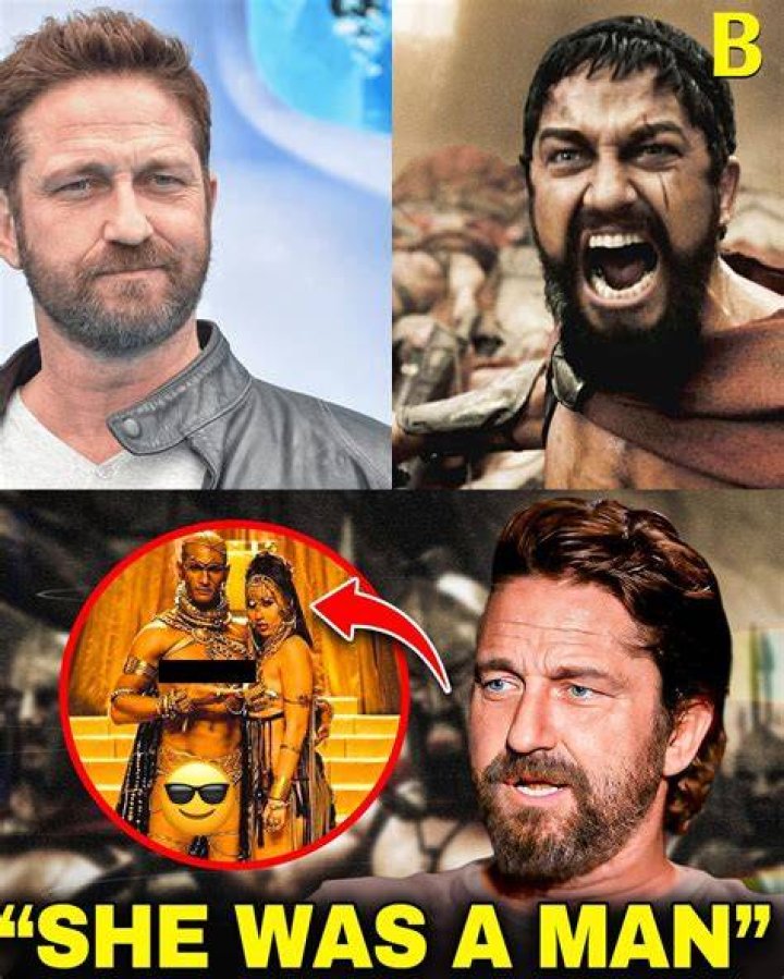 Gerard Butler telling a story on "The Drew Barrymore Show."