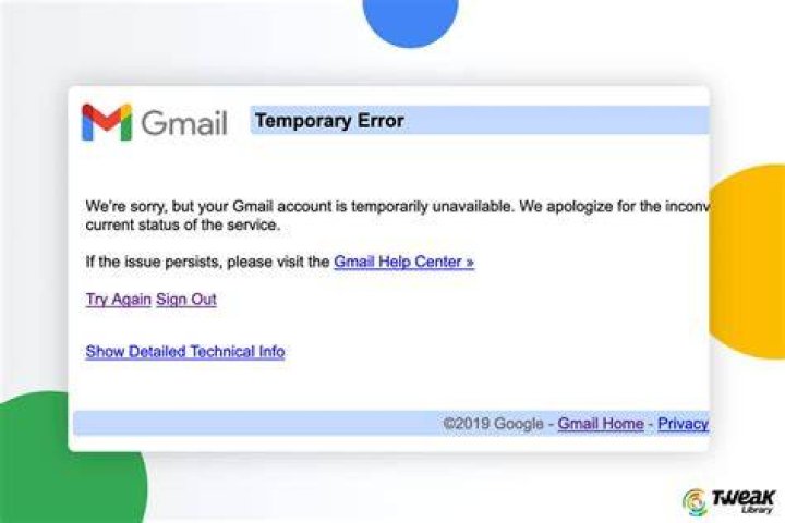 gmail temporary error