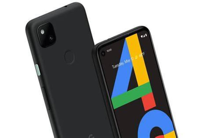 Google Pixel 4a front standing straight