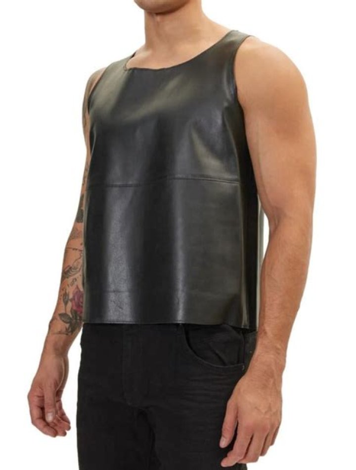 hinge leather tank
