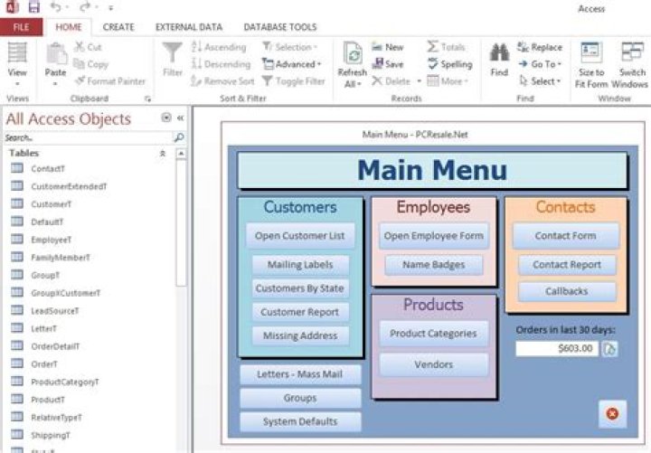 How To Create A User Interface For An Access Database