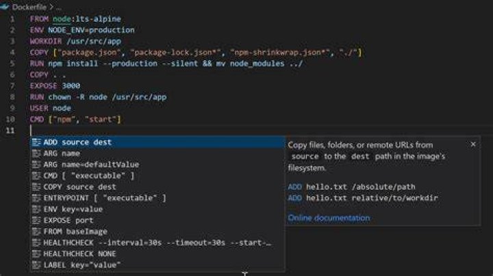 How To Create Dockerfile In Visual Studio Code