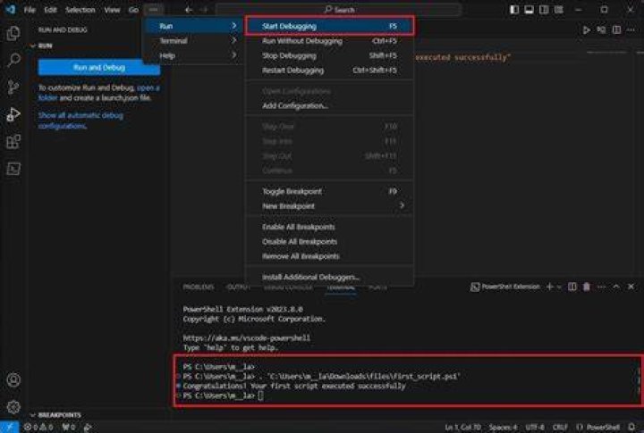 How To Create Powershell Script