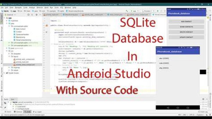 How To Create Table In Sqlite In Android Studio