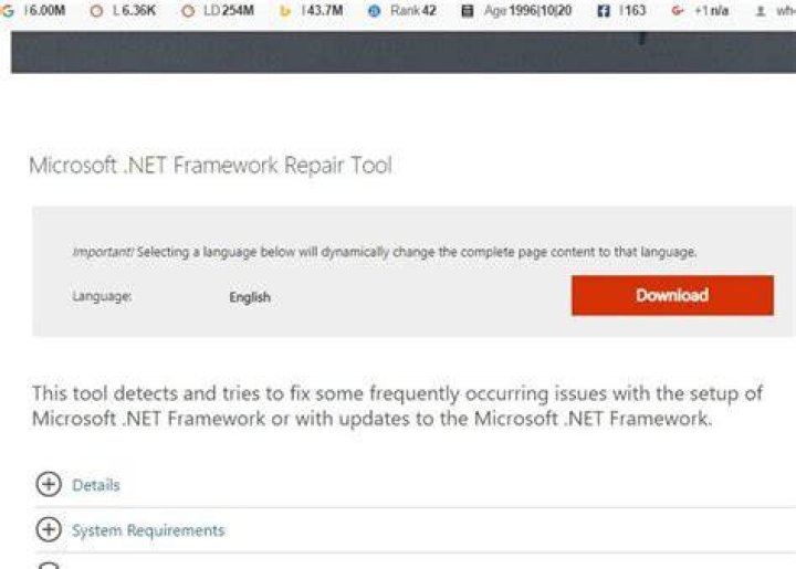 How to fix corrupted .NET Framework issues