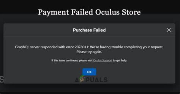 How to fix Error adding payment method on Oculus [Solved]