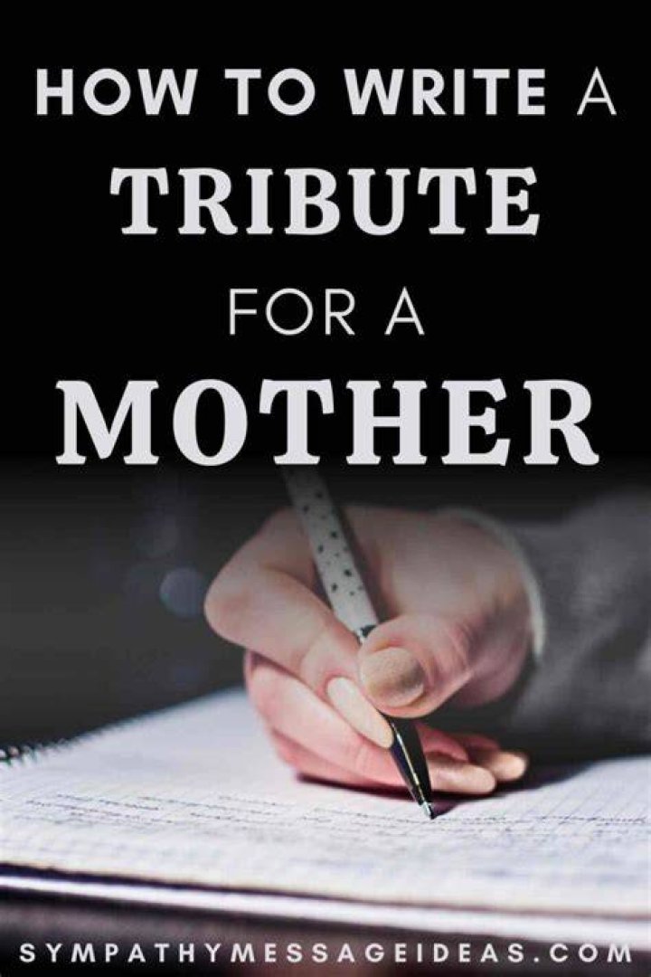 How to write a tribute How to write a tribute